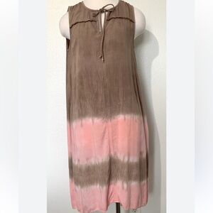 Fresh Produce Brown and Pink Dress Size XL